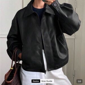 Women’s Black Leather Jacket